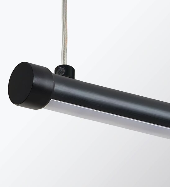 Toolight Toolight, LED závěsné osvětlení 150cm, 18W, 3000K, LHJ032-CP, černá matná, OSW-50015