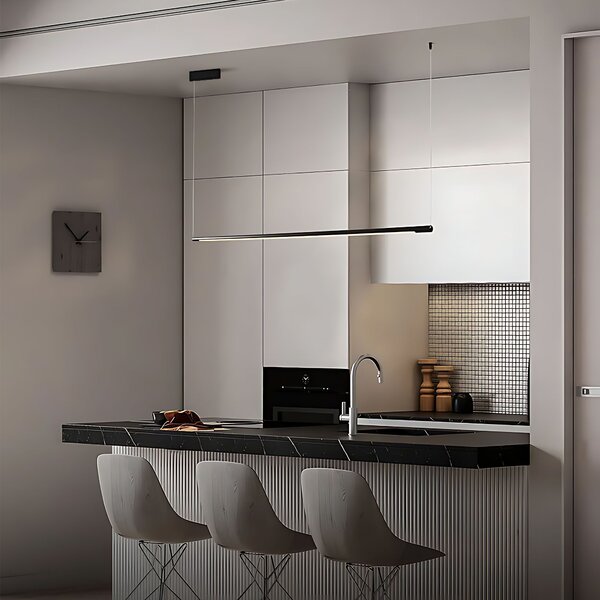Toolight Toolight, LED závěsné osvětlení 150cm, 18W, 3000K, LHJ032-CP, černá matná, OSW-50015