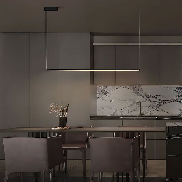 Toolight Toolight, LED závěsné osvětlení 150cm, 18W, 3000K, LHJ032-CP, černá matná, OSW-50015
