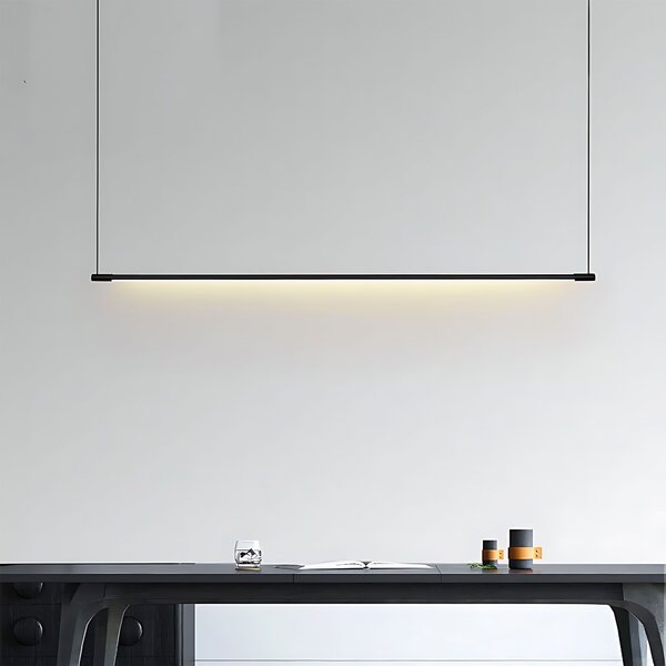 Toolight Toolight, LED závěsné osvětlení 120cm, 15W, 3000K, LHJ031-CP, černá matná, OSW-50014