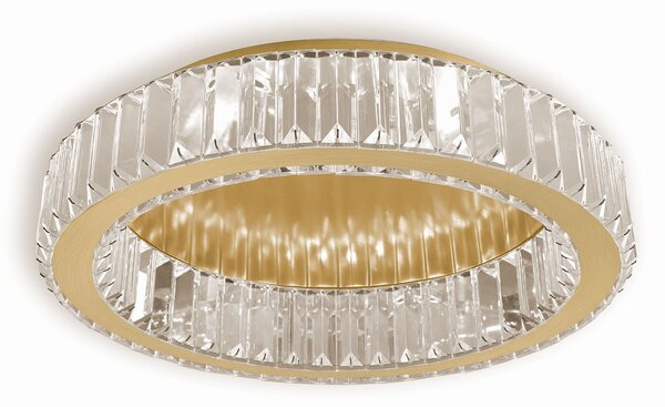 Toolight Toolight, stropní svítidlo 50cm, 30W, 4000K, 1400lm, APP1722-C, zlatá matná, OSW-09303