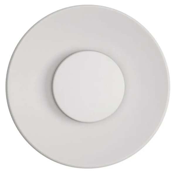 Nova Luce Bílé kovové venkovní nástěnné LED světlo Cico 24 cm