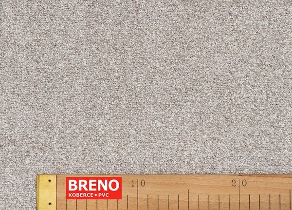 Breno Metrážový koberec GEM - GUSTO 49 béžový, šíře 400 cm, Béžová