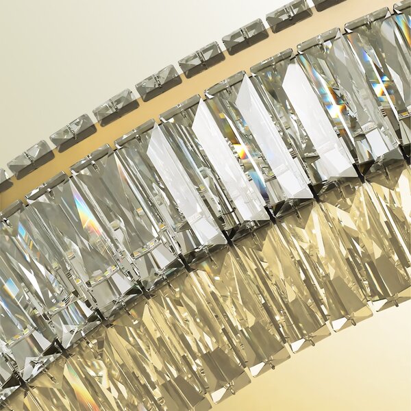Toolight Stropní LED osvětlení Crystal Modern D1 APP1719-C 40 cm zlaté