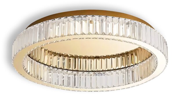 Toolight Toolight, LED stropní svítidlo 60cm, 36W, 4000K, 1680 lm, APP1723-C, zlatá lesklá, OSW-09304
