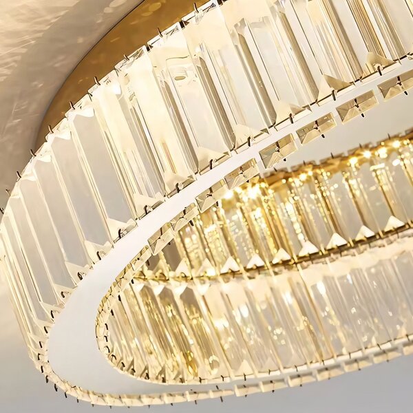 Toolight Stropní LED osvětlení Crystal Modern D1 APP1719-C 40 cm zlaté