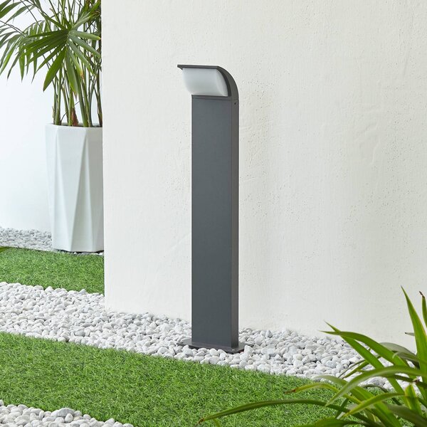 Lucande Podstavné svítidlo LED Tinna, 60 cm, antracit, IP65, Černá, Hliník, Moderní