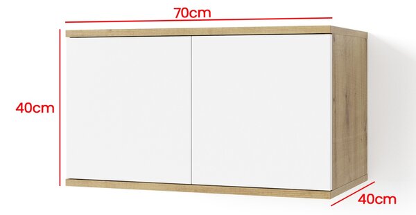 Závěsný televizní stolek Sevilla - 210 cm
