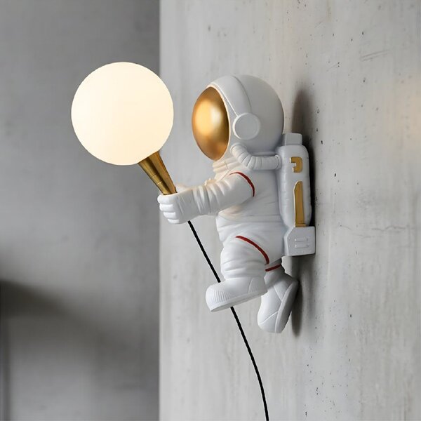 Toolight Toolight, nástěnné svítidlo ASTRONAUT APP1804-1W COSMO, bílá-zlatá, OSW-04389