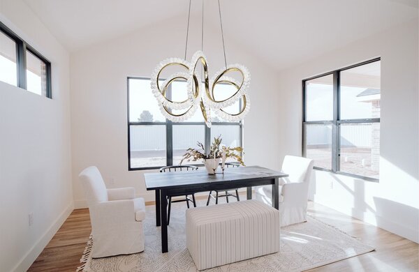 Toolight Toolight, LED závěsné osvětlení 50cm, G037-CP, zlatá lesklá, OSW-06304