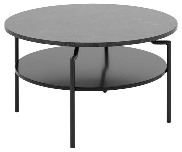 Actona Mramorový konferenční stolek Delph, 80x80x45 cm