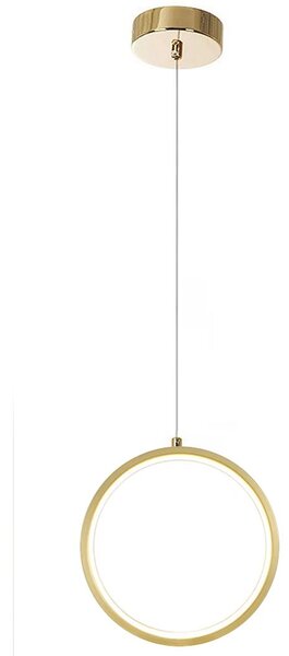 Toolight Toolight, LED závěsné svítidlo 7W, 4000K, 500lm, G112-CP, zlatá, OSW-09707