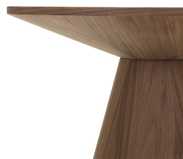 NovaNook Ořechový odkládací stolek Orez ⌀60 cm