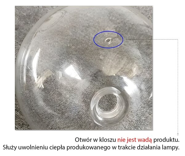 Toolight Toolight, skleněné kulové závěsné stropní svítidlo 15cm, APP1681-1CP, OSW-04301