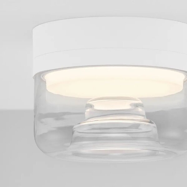 Nova Luce Bílé kovové stropní LED světlo Doris 15 cm