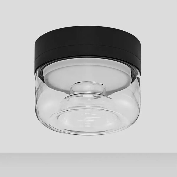 Nova Luce Černé kovové stropní LED světlo Doris 15 cm