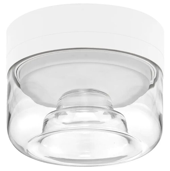 Nova Luce Bílé kovové stropní LED světlo Doris 15 cm