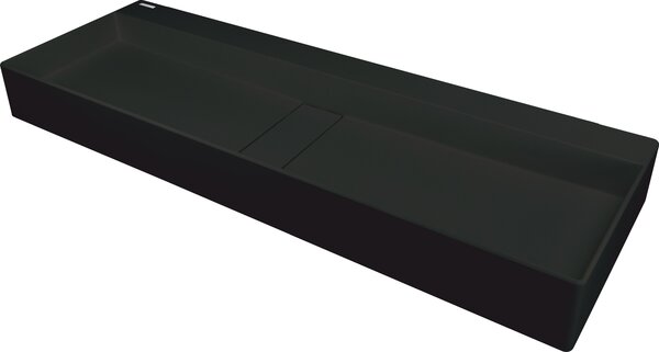 Deante Blur, granitové umyvadlo na desku 1000x400x120 mm, černá, DEA-CQB_NU1S