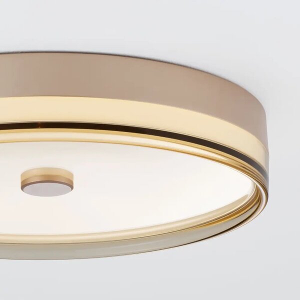 Nova Luce Zlaté kovové stropní LED světlo Helios 50 cm