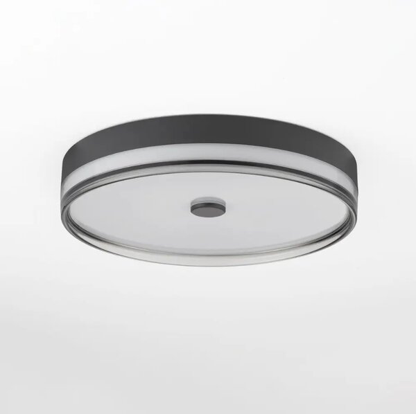 Nova Luce Černé kovové stropní LED světlo Helios 50 cm