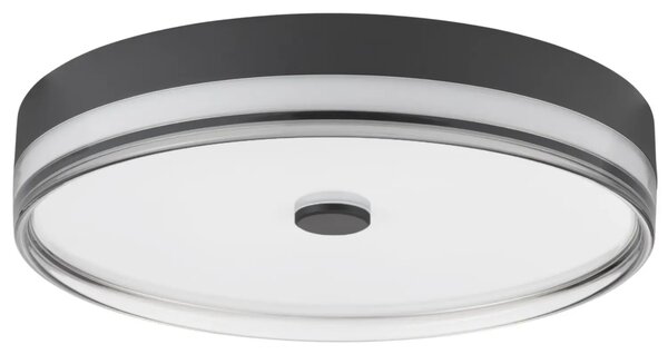 Nova Luce Černé kovové stropní LED světlo Helios 50 cm