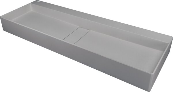 Deante Blur, granitové umyvadlo na desku 1000x400x120 mm, šedá metalíza, DEA-CQB_SU1S