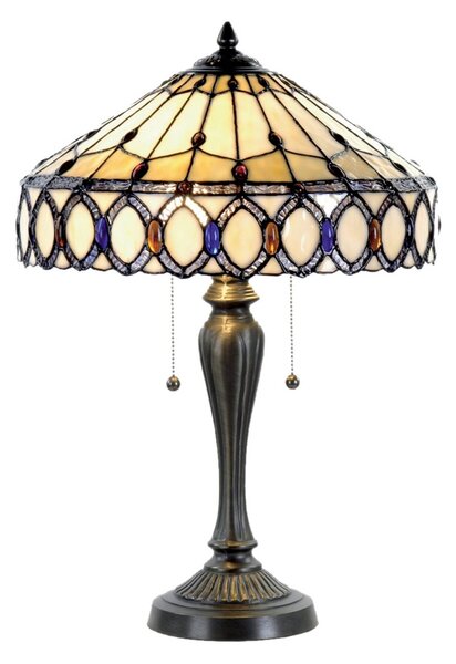 Stolní lampa Fiera v Tiffany stylu