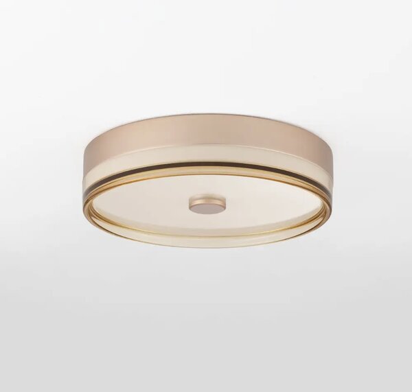 Nova Luce Zlaté kovové stropní LED světlo Helios 40 cm