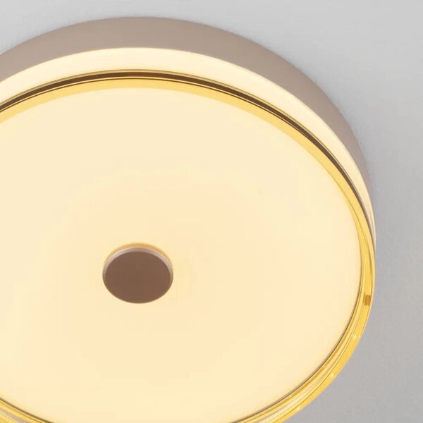 Nova Luce Zlaté kovové stropní LED světlo Helios 40 cm