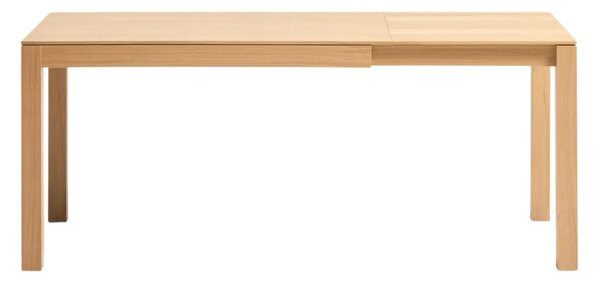 Kave Home Dubový rozkládací jídelní stůl Narevi 130/190 x 80 cm