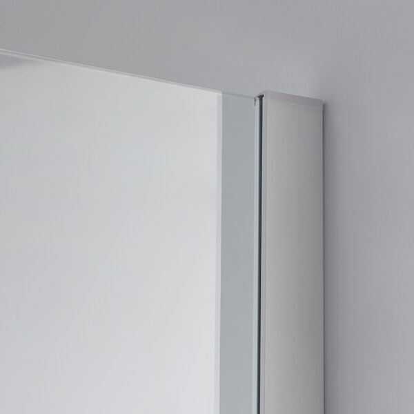 BPS-koupelny Pětiúhelníkový sprchový kout HYD-PK91A 80x80 bílá/transparent - bez vaničky