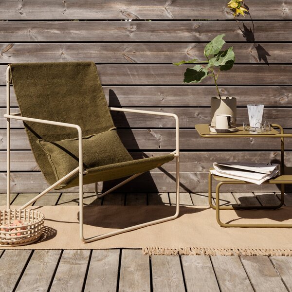 FERM LIVING Křeslo Desert Lounge, Cashmere / Sand