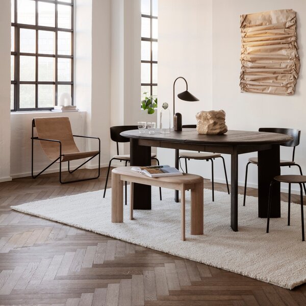 FERM LIVING Křeslo Desert Lounge, Cashmere / Sand