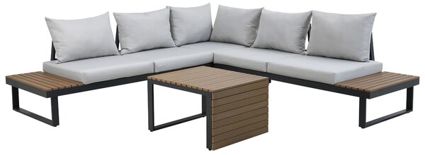 Zahradní set nábytku DOREV - šedý