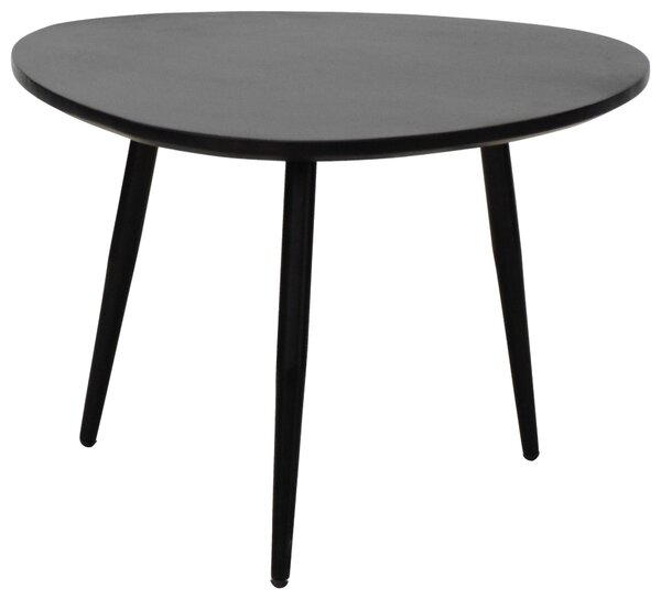 SADA KONFERENČNÍCH STOLKŮ, černá, dřevo, kov, 74/68/45 cm Carryhome - Konferenční stolky