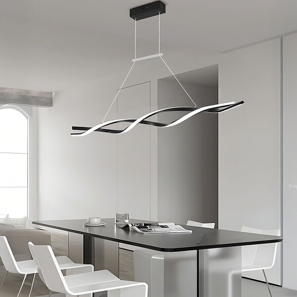 Toolight Závěsné LED osvětlení Modern Spiral D100 LHJ020-CP černé