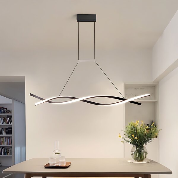 Toolight Závěsné LED osvětlení Modern Spiral D100 LHJ020-CP černé