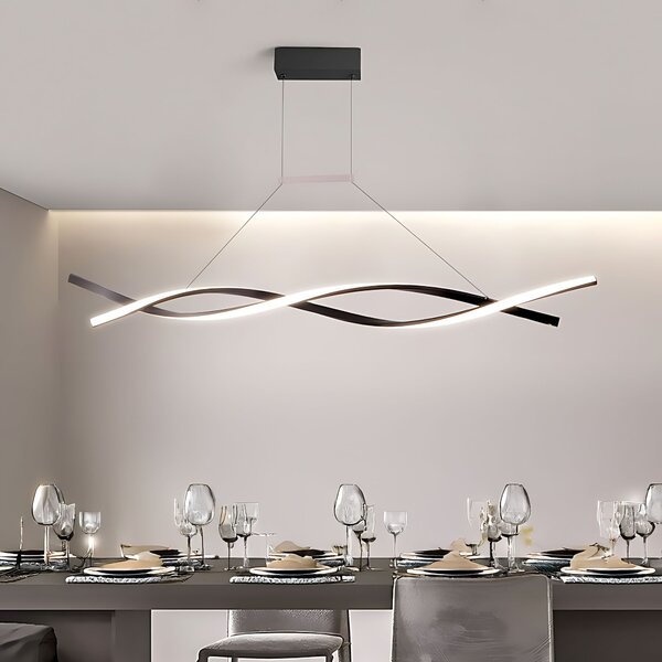Toolight Závěsné LED osvětlení Modern Spiral D100 LHJ020-CP černé