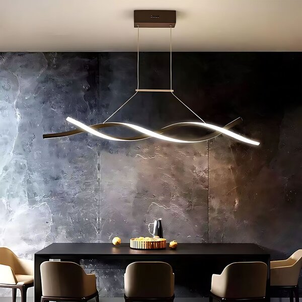 Toolight Závěsné LED osvětlení Modern Spiral D100 LHJ020-CP černé