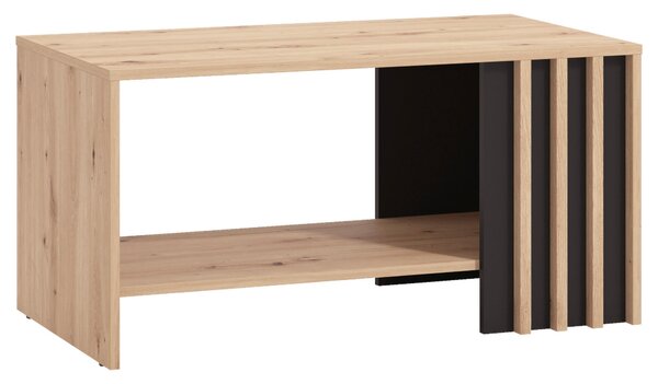 KONFERENČNÍ STOLEK, černá, dub artisan, kompozitní dřevo, 90/49,5/45 cm Hom`in - Konferenční stolky