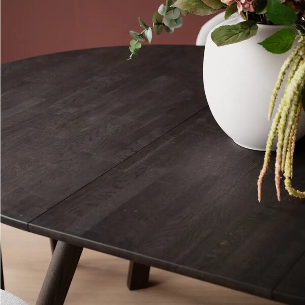 Rowico Hnědá dubová prodlužovací deska ke stolu CLAPPERTON 50 x 140 cm