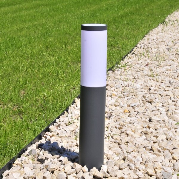 LED RGBW Stmívatelná venkovní lampa OSLO 1xE27/6,5W/230V IP44 antracit