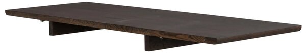 Rowico Hnědá dubová prodlužovací deska ke stolu CLAPPERTON 50 x 140 cm