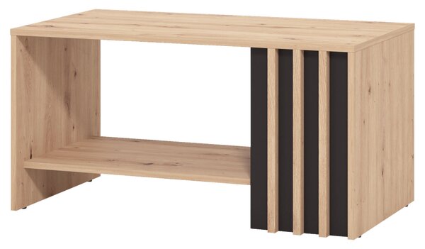 KONFERENČNÍ STOLEK, černá, dub artisan, kompozitní dřevo, 90/49,5/45 cm Hom`in - Konferenční stolky