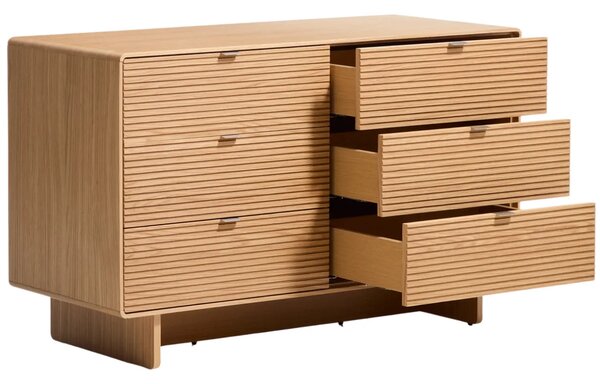 Kave Home Dubová komoda Norlen 120 x 50 cm