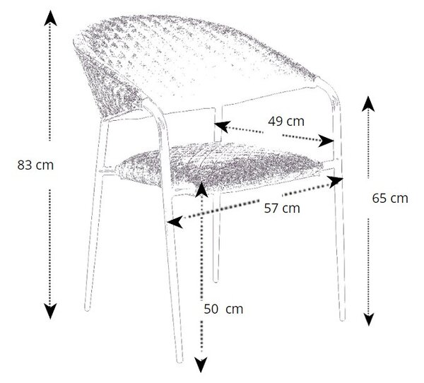 Doppler PICASO MELIA LIKA-TEX® mocca, 2+1
