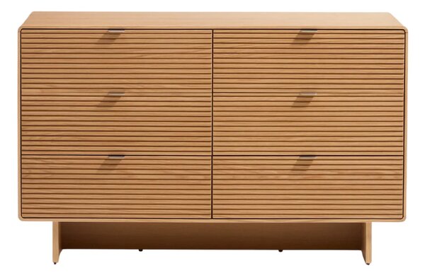 Kave Home Dubová komoda Norlen 120 x 50 cm