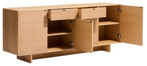 Kave Home Dubová komoda Norlen 195 x 45 cm