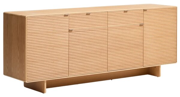 Kave Home Dubová komoda Norlen 195 x 45 cm