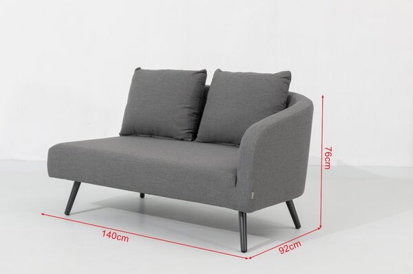 Doppler Deluxe Lika-Tex rohová pohovka s taburetem